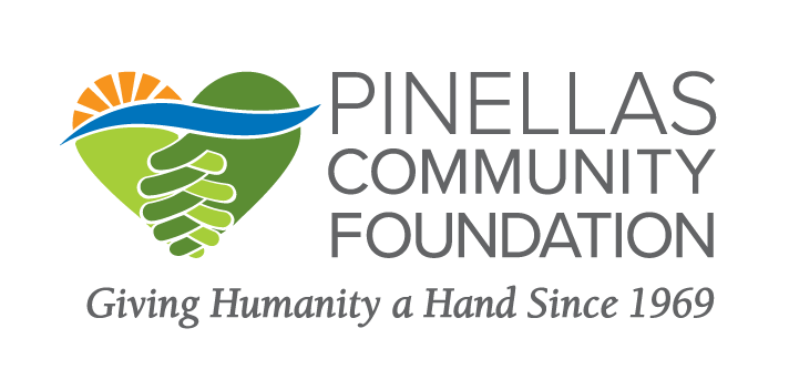 Pinellas Community Foundation logo in full-color with gray type